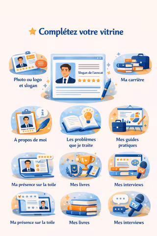 Completez votre vitrine