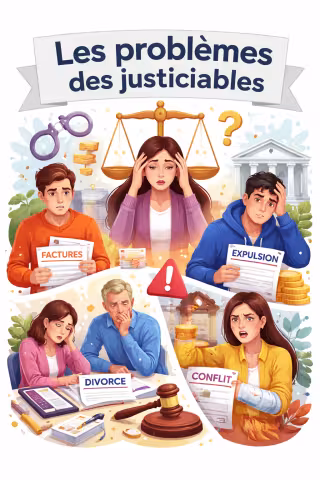 Les problèmes des justiciables
